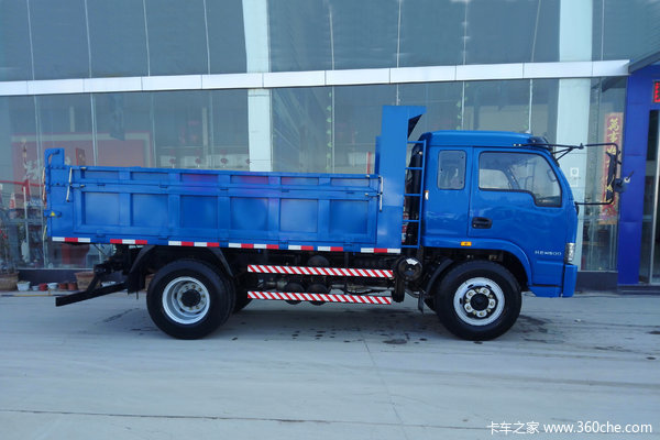 跃进 开拓h500 130马力 4.2米自卸车外观图_手机卡车之家