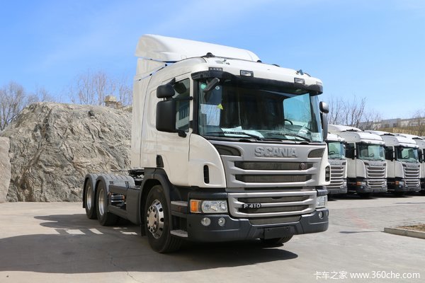 斯堪尼亚 p系列重卡 410马力 6x4牵引车(型号p410)外观图_手机卡车之