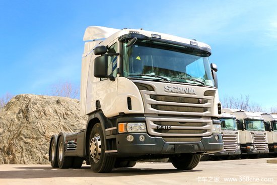 斯堪尼亚p系列重卡410马力6x4牵引车型号p410