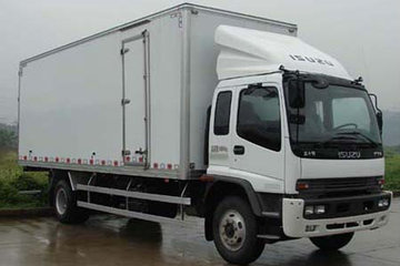 庆铃 FTR系列中卡 205马力 4X2 9.6米厢式载货车(QL5180XXYVTFR1J) 卡车图片