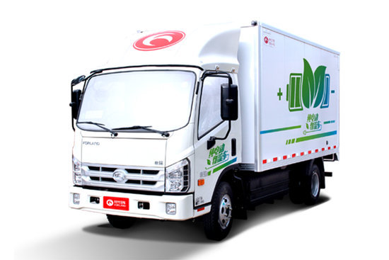 福田 时代h2 82马力 4.15米厢式纯电动轻卡(bj5043xxyev1)