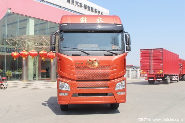 济南银月解放JH6 375马力8*4载货车钜惠2.17万元