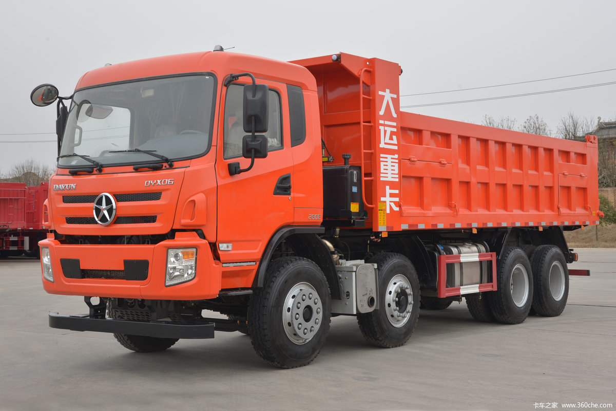 大运 N6重卡 标载型 280马力 8X4 6.8米自卸车