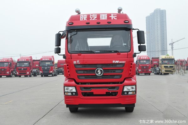 共0张 陕汽重卡 德龙新m3000 复合版 430马力 6x4 lng牵引车 