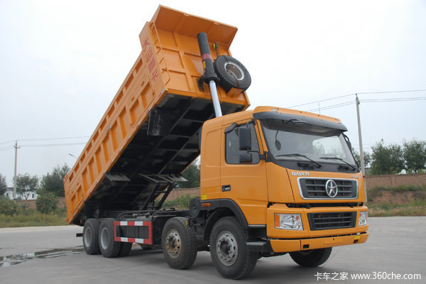 大运 N8C重卡 重载型 375马力 8X4 7.2米自卸车(CGC3310D5EDCD)
