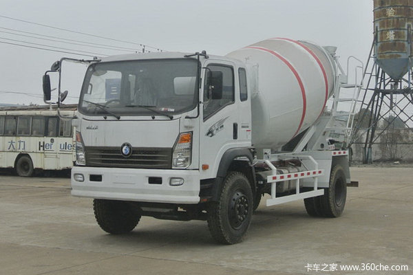 中国重汽成都商用车王牌7系混凝土搅拌车图片