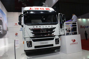 上汽红岩 杰狮C500 450马力 8X4 中置轴货运列