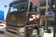 青岛解放 JH6重卡 350马力 8X4 9.5米仓栅式载货车底盘(CA5310CCYP25K2L7T4E5A80)