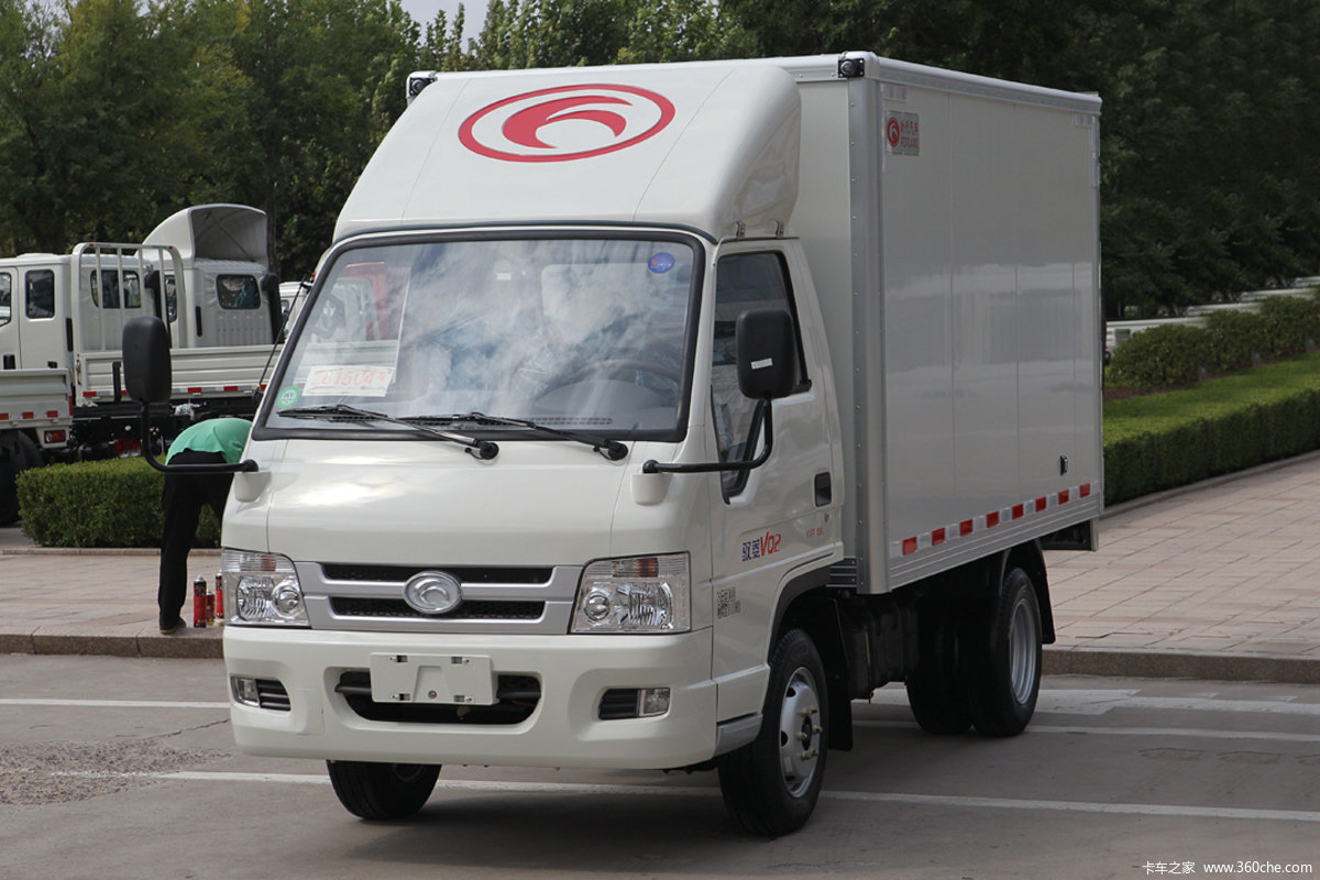 福田时代 驭菱VQ2 112马力 汽油/CNG 3.3米单排厢式微卡