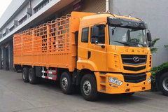 华菱 汉马H6 标载版 310马力 8X4 9.6米仓栅式载货车(HN5310CCYX34D6M5)