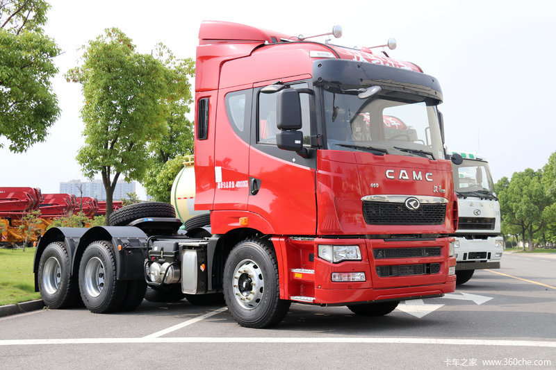 【图】华菱 汉马h9重卡 460马力 6x4牵引车(hn4250a46c4m5)_实拍图片