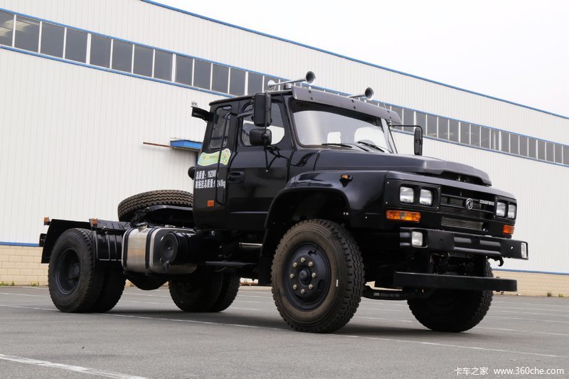 【图】东风 菁鹰 港口空箱转运版 160马力 4x2长头牵引车(eq4160ff)