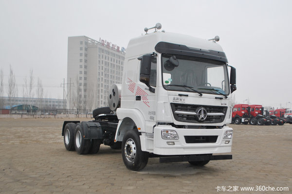 北奔 V3M重卡 350马力 6X4天然气牵引车(ND4250B38J7Z00)