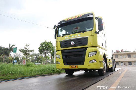 中国重汽 汕德卡SITRAK C7H重卡 540马力 6X4自动挡牵引车(AMT手自一体)(高顶)(ZZ4256V324HE1B)