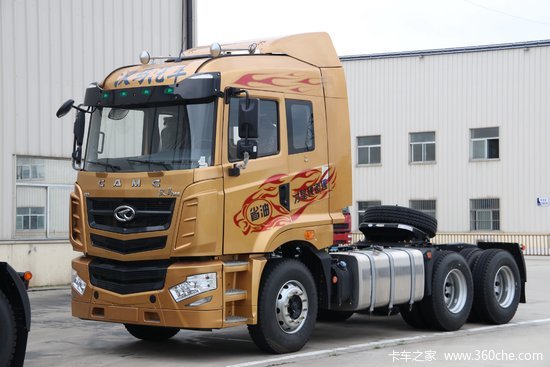 华菱汉马h6重卡420马力6x4牵引车hn4250h35c4m5报价