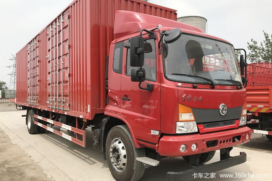 东风商用车嘉运130马力4x2535米排半厢式载货车dfh5120xxybx5报价