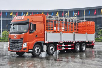 东风柳汽 乘龙H7重卡 420马力 8X4 9.4米仓栅式载货车(440后桥)(LZ5312CCYH7FB)