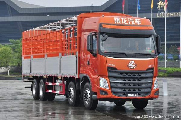 东风柳汽 乘龙H7重卡 350马力 8X4 9.5米仓栅式载货车(LZ5310CCYH5FB)
