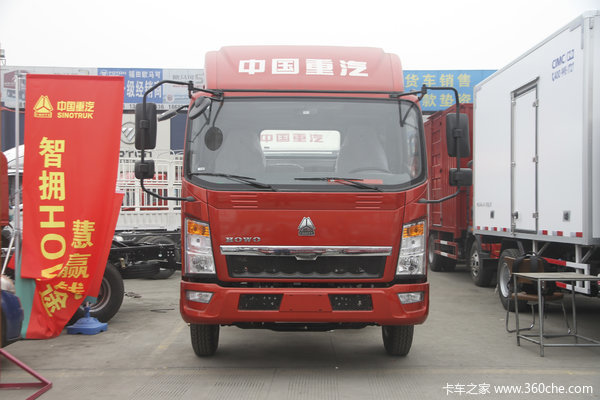 中国重汽HOWO 悍将 156马力 4.15米单排仓栅式轻卡底盘(ZZ5047CCYF341CE143)