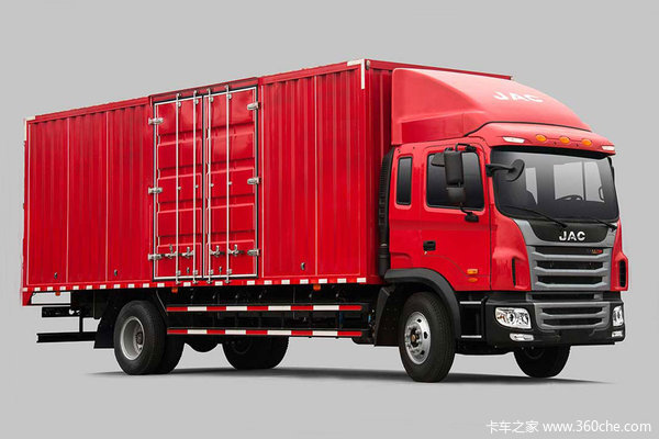 江淮 格尔发A5L中卡 200马力 4X2 6.2米排半厢式载货车(HFC5181XXYP3K2A47S3V)