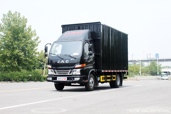 江淮 骏铃V3 88马力 3.7米单排厢式轻卡( HFC5040XXYP93K1B4V)
