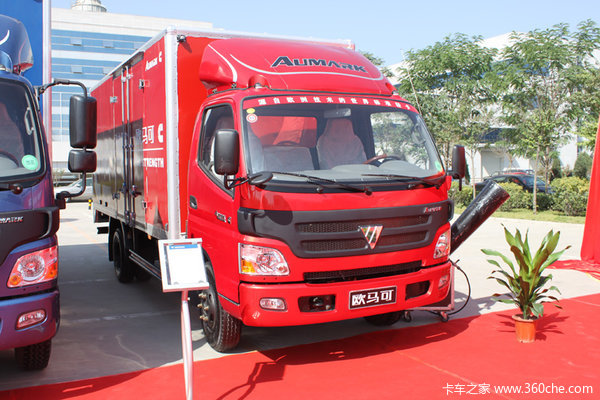 福田 欧马可3系 156马力 4X2 5.2米单排厢式载货车(BJ5089VEBEA-FA)