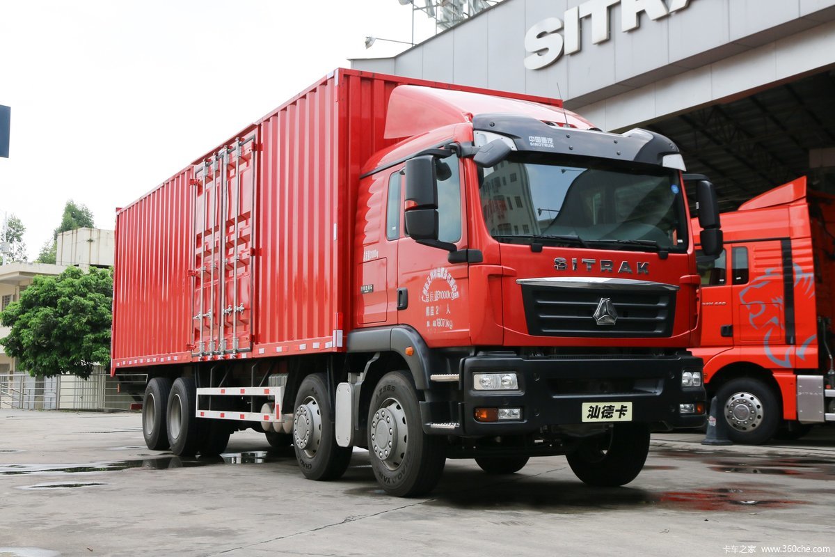 【图】中国重汽 汕德卡sitrak c5h重卡 310马力 8x4 9.