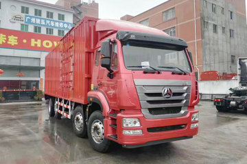 中国重汽 豪瀚J5G重卡 280马力 8X2 9.6米厢式载货车(ZZ5315XXYN46G3E1)