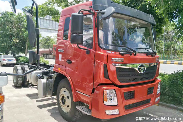 中国重汽 豪曼H5中卡 160马力 4X2 7.75米厢式载货车底盘(ZZ5188XXYG10EB1)