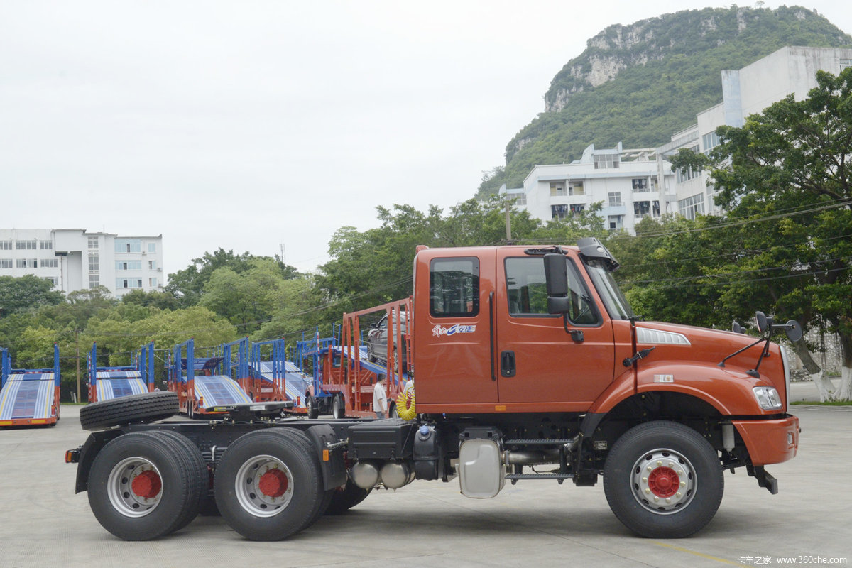 【图】一汽柳特 安捷(l5r)重卡 轻量化 420马力 6x4长头牵引车(平顶)