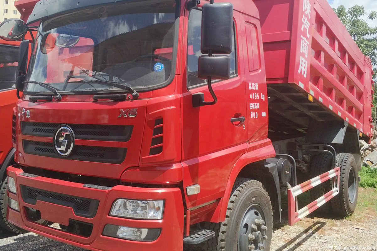 陕汽商用车 轩德x6 160马力 4x2 3.75米自卸车(sx3040gp5)外观
