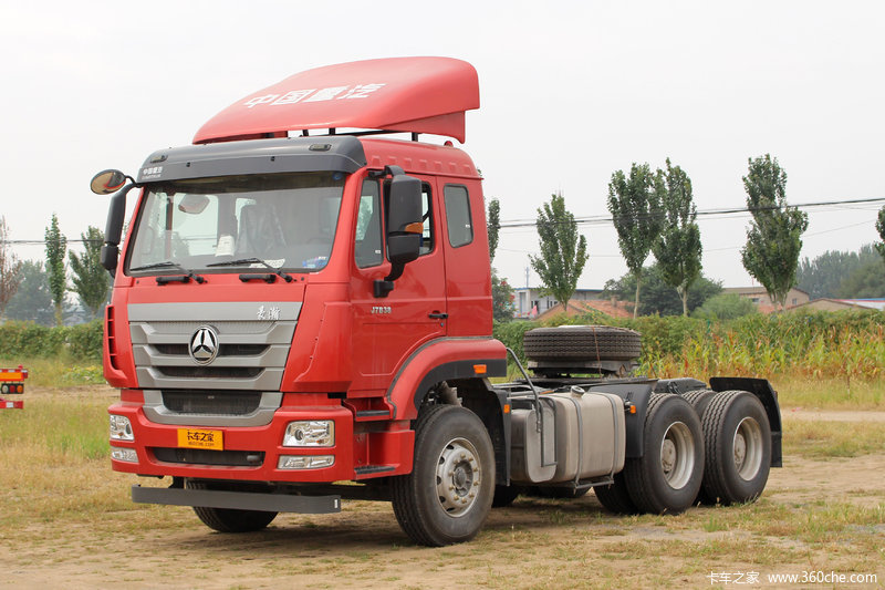 【图】中国重汽 豪瀚j7b重卡 380马力 6x4牵引车(4.