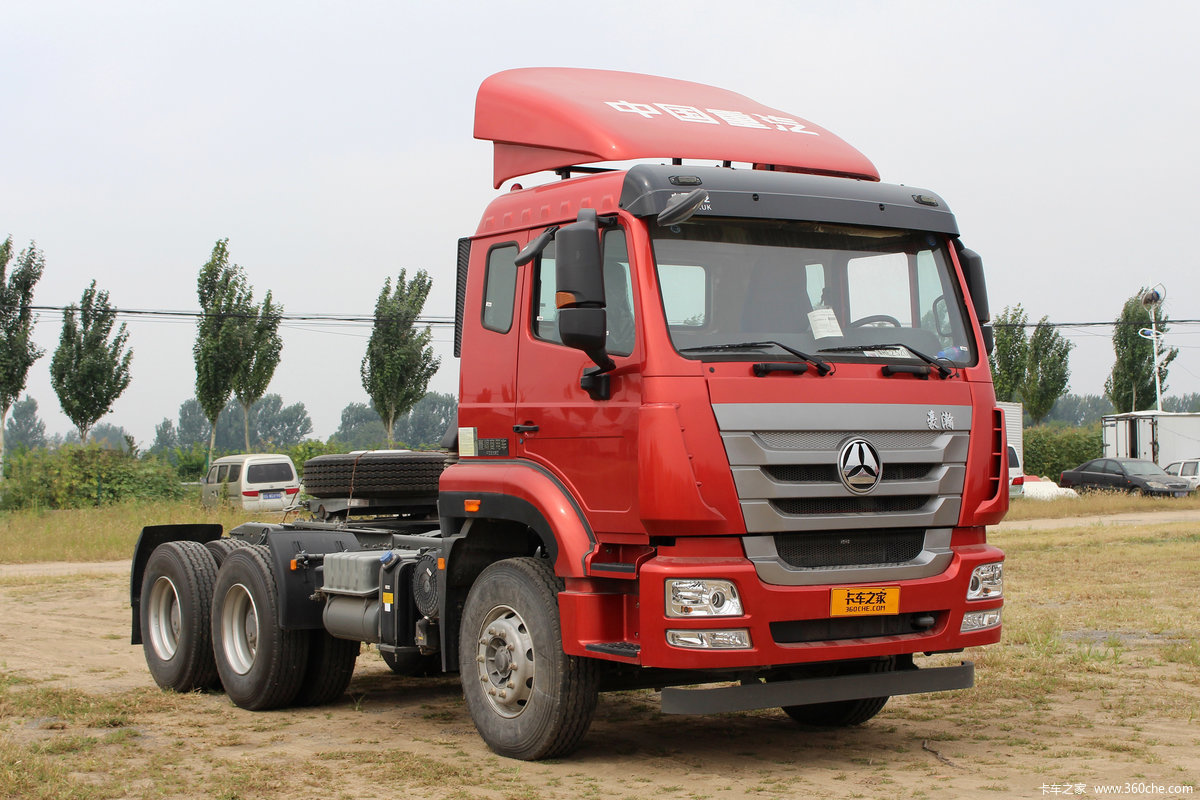 【图】中国重汽 豪瀚j7b重卡 380马力 6x4牵引车(4.