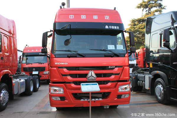 中国重汽 HOWO重卡 380马力 6X2牵引车(ZZ4257N3237D1)