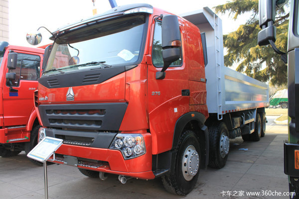 中国重汽 HOWO A7系重卡 375马力 8X4 8.5米自卸车(ZZ3317N4667N1)