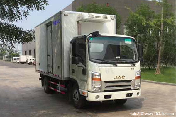 江淮 新帅铃K340 120马力 4X2 4.015米单排冷藏车(HFC5041XLCP73K2C3V)