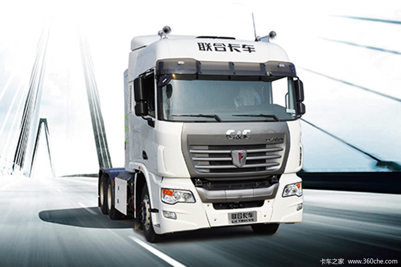 【图】联合卡车 u350重卡 350马力 6x4 lng牵引车(潍柴)(sqr4252n6zt4