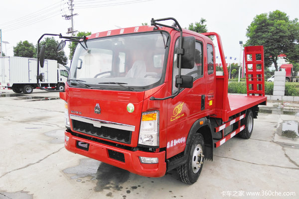 中国重汽HOWO 悍将 129马力 4X2 平板运输车(ZZ5047TPBF3315E145)