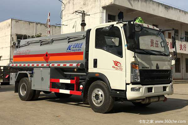 中国重汽HOWO 统帅 154马力 4X2 加油车(醒狮牌)(SLS5100GJYZ5A)