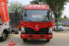 中国重汽HOWO 统帅 物流版 148马力 3.85米排半栏板轻卡(ZZ1047F331BE145)
