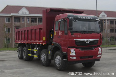 中国重汽 豪曼H5 340马力 8X4 6.5米自卸车