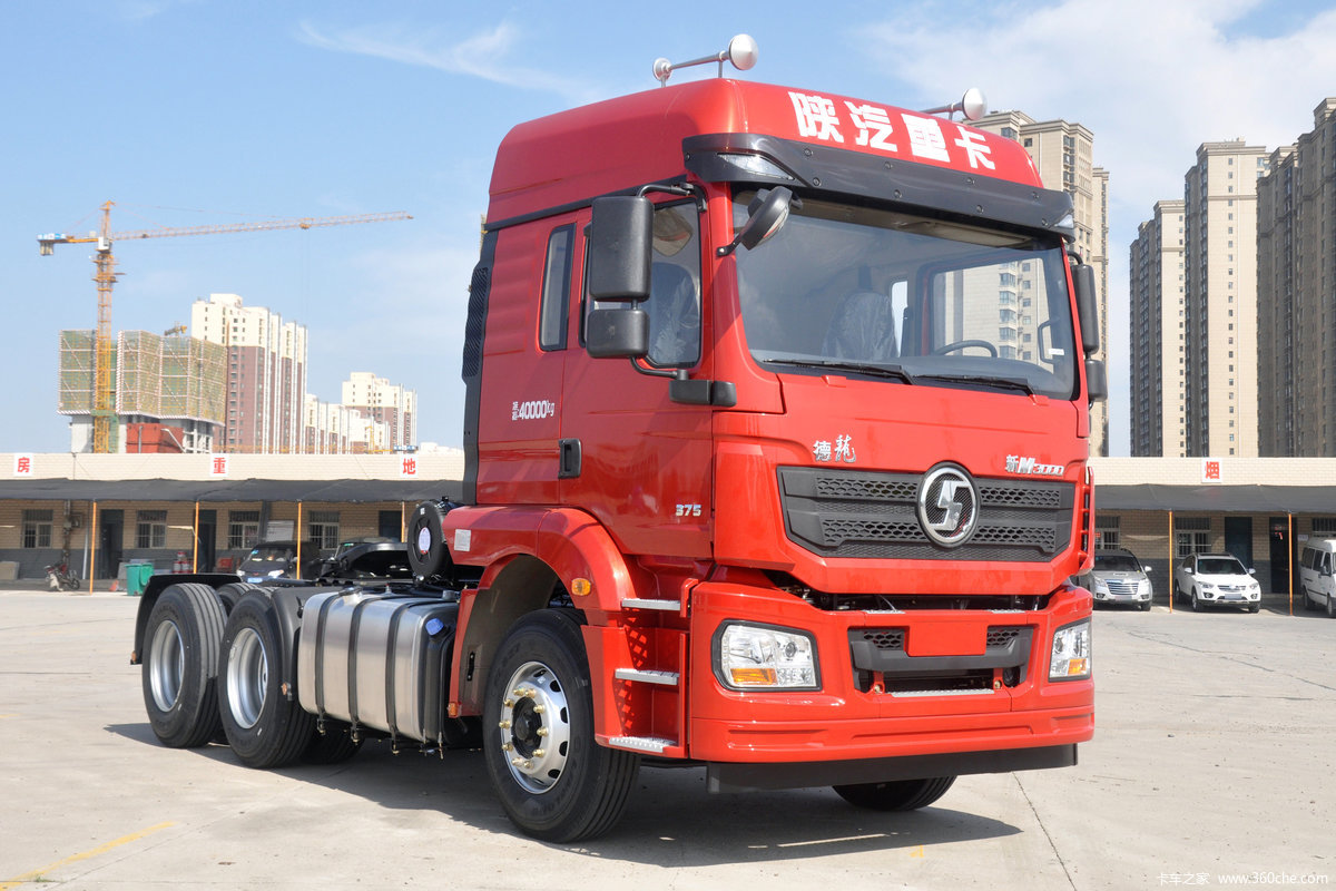 【图】陕汽重卡 德龙新m3000 轻量化版 375马力 6x4牵引车(sx4250mb4)