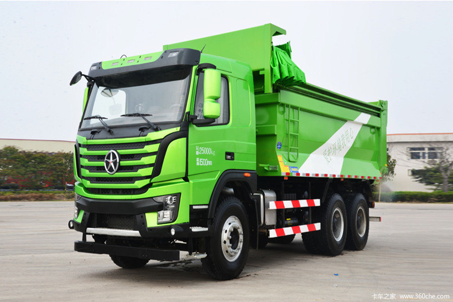 大运 N8V重卡 工程版 400马力 6X4 5.6米LNG自卸车(国六)