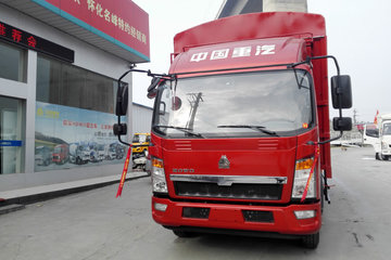 中国重汽HOWO 悍将 标载版 156马力 3.85米排半仓栅式轻卡(ZZ5047CCYG3315E143)