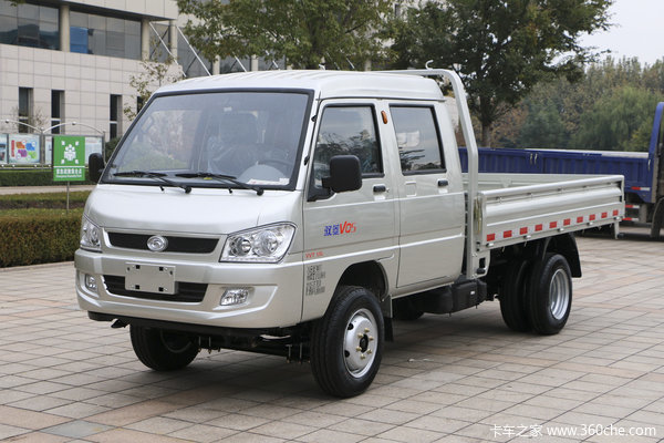 福田时代 驭菱VQ5 1.5L 112马力 汽油 2.6米双排栏板微卡(BJ1036V4AV4-AB)