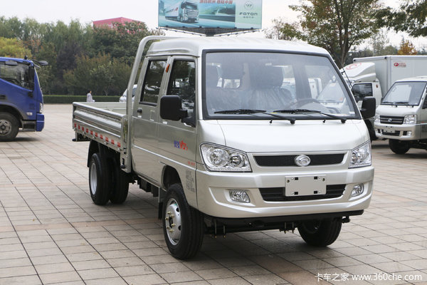 福田时代 驭菱VQ5 1.5L 112马力 汽油 3.05米双排栏板微卡(BJ1036V4AV4-AB)