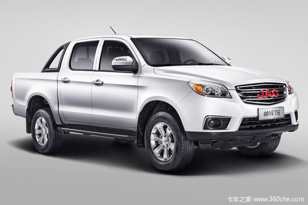 江淮T6 2020款 商务型 2.4T汽油 211马力 两驱 短轴距双排皮卡(国六)