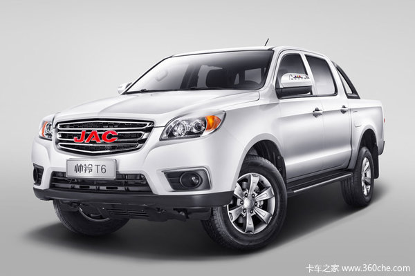 江淮T6  2019款 2.0T柴油 139马力 两驱 短轴双排皮卡(HFC1037DKV)