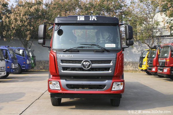 福田 瑞沃Q5 168马力 4X2 5.8米排半栏板载货车(BJ1185VLPEG-FA)