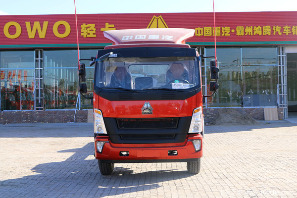 中国重汽HOWO G5X中卡 2018款 轻载版 210马力 4X2 6.2米栏板载货车(ZZ1147G471DE1)